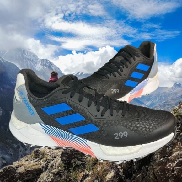 Adidas Terrex Agravic Ultra Trail Black Running Shoes Sneakers H03179 Size 7.5 main image 9